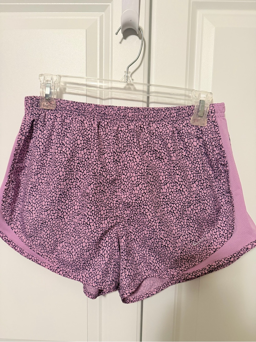 Nike Women's Purple Speckled Athletic Shorts